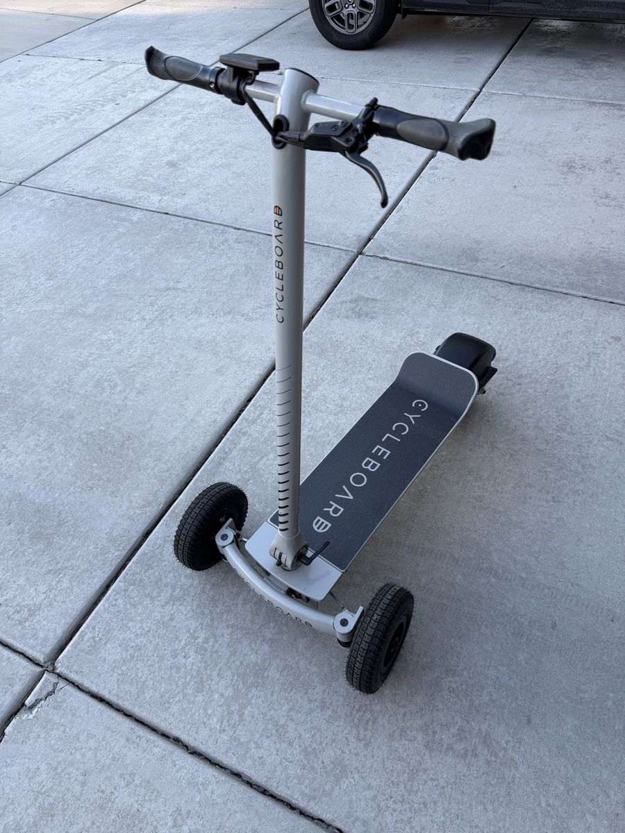 CycleBoard Rover All-Terrain 3-Wheel Electric Scooter Gray