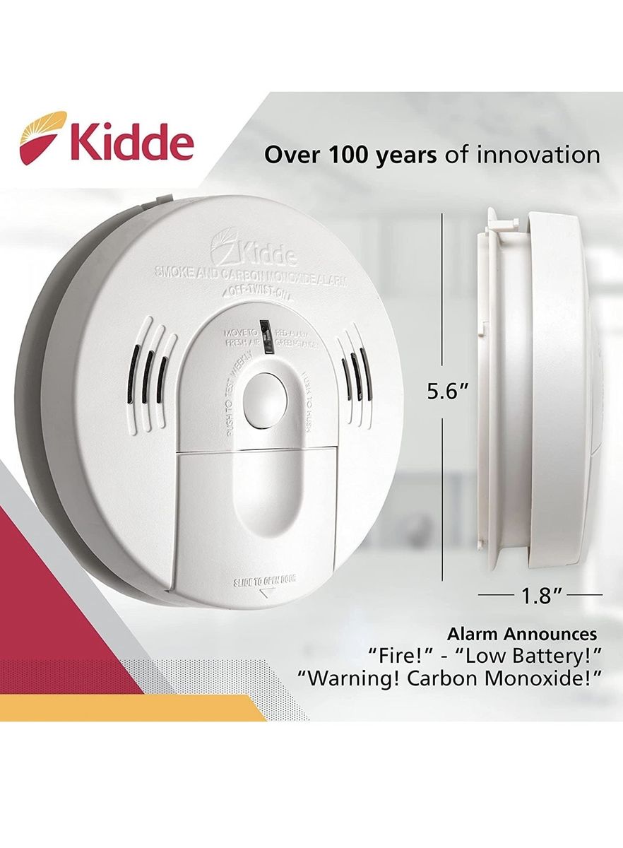 Kidde Smoke & CO Alarm Combo — Set of 10, Brand New