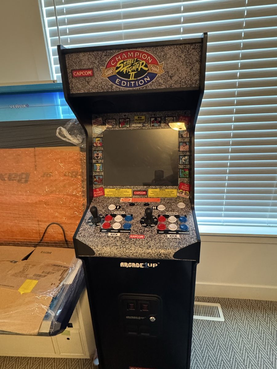 Arcade1Up Street Fighter II Champion Edition Arcade Machine Home Arcade Cabinet