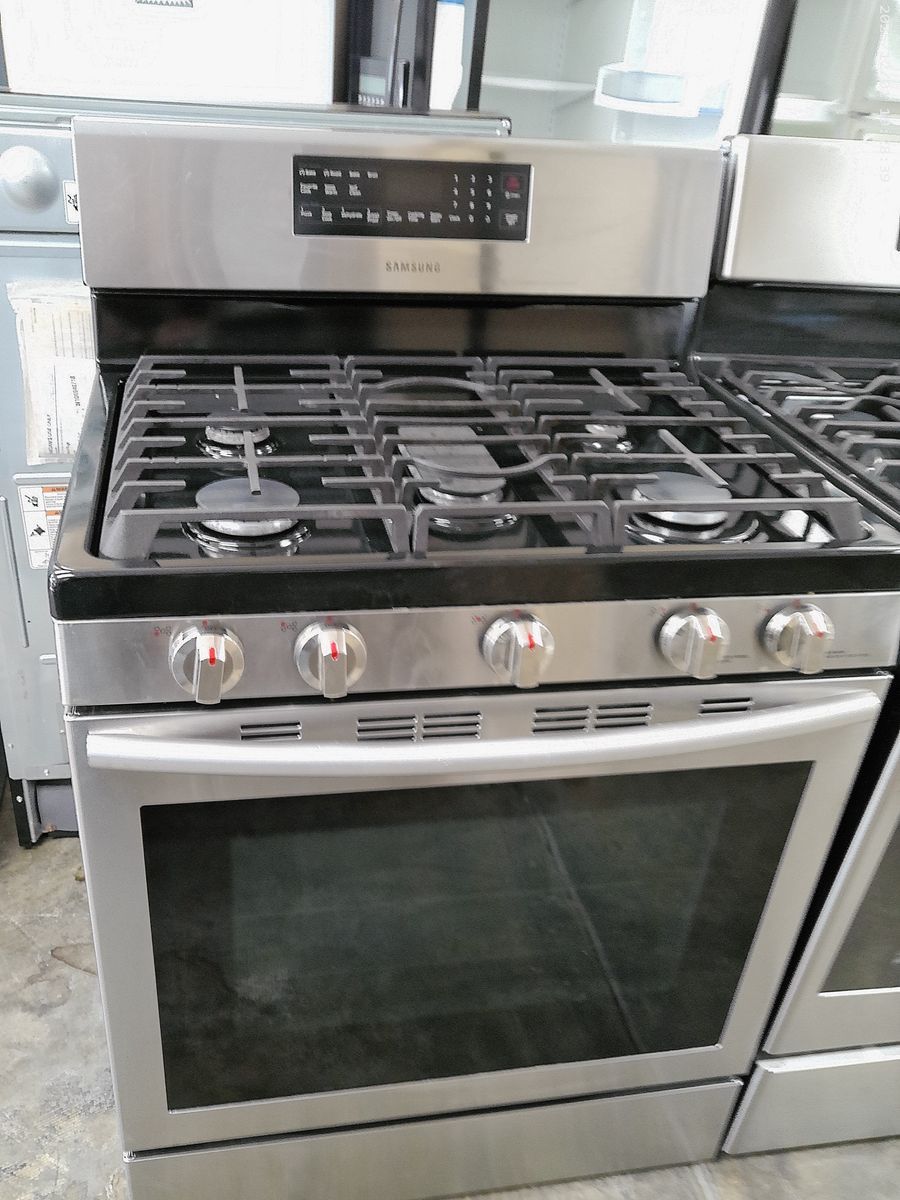 Clean Stainless GAS Stove~90 Day Guarantee~5th Burner