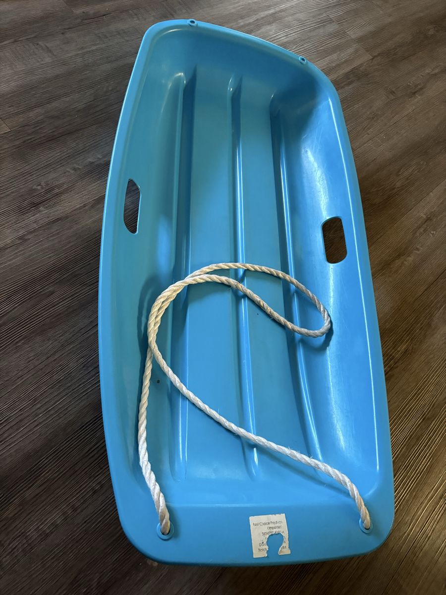 Winter Snow Sled board with Pull rope