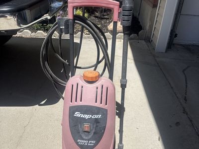 Snap on power washer