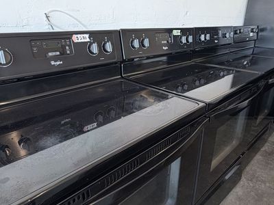 Whirlpool Electric Range Oven Black - Used
