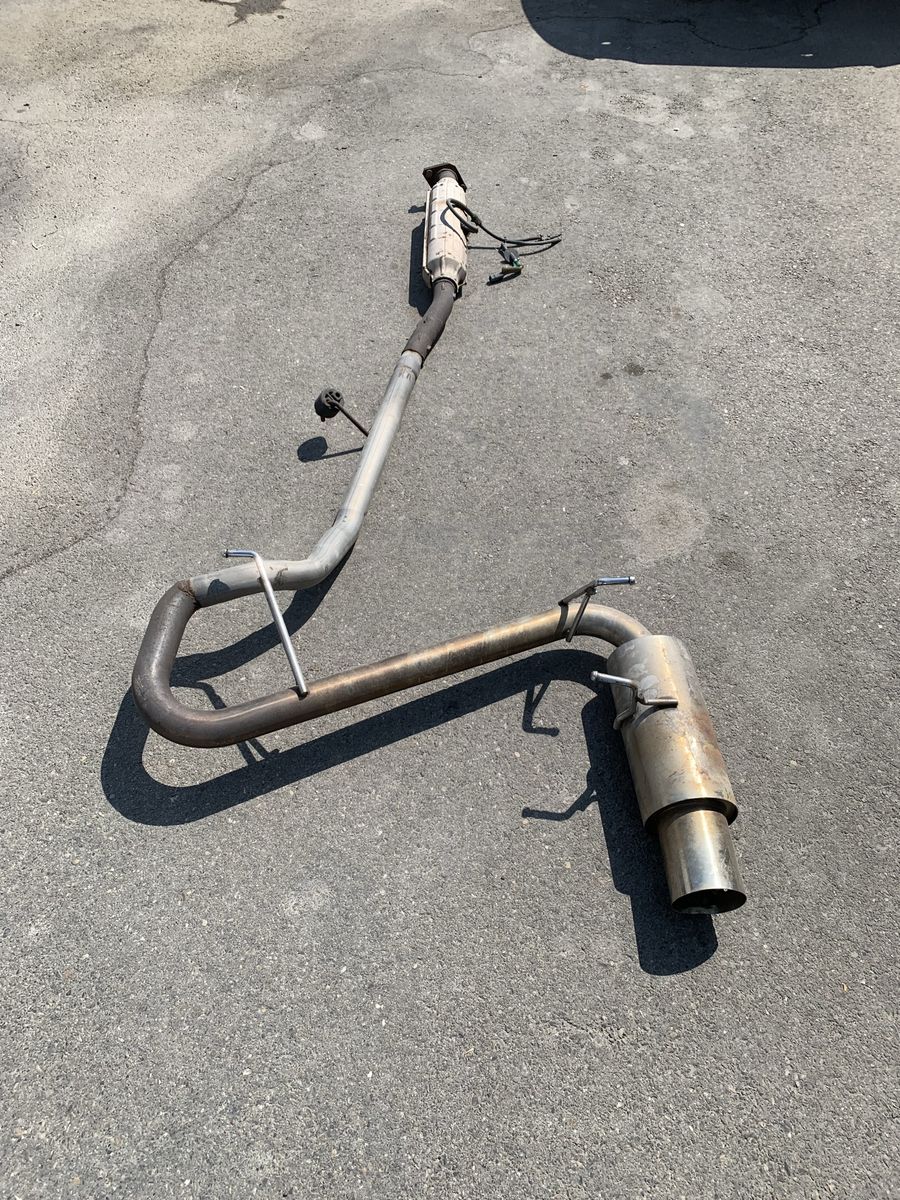 Miata exhaust w/catalytic converter 