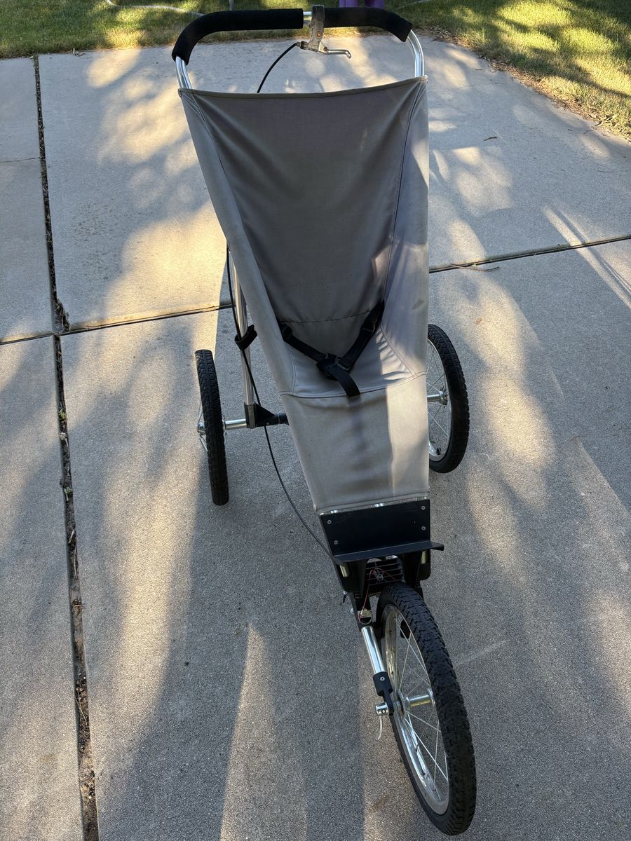 Baby Jogger II-16 Single Jogging Stroller - Gray/Purple - Used Condition