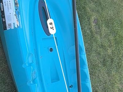 Lifetime Youth Wave Kayak - 8.2ft Blue Sit-on-Top Kayak with Paddle