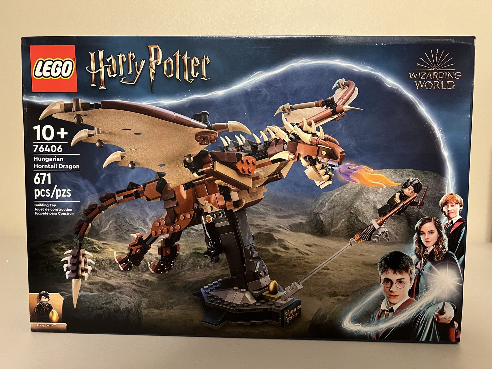 LEGO Harry Potter 76406 Hungarian Horntail Dragon - 671 Pieces