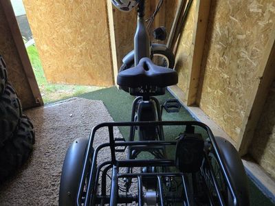 Go Best Electric Trike with Rear Cargo Basket - Never ridden, brand new. extra seat. Folds up for easy storage.
