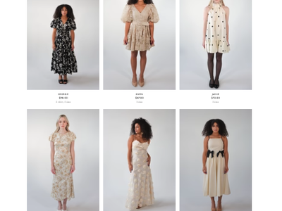 Women’s Occasionwear Inventory + Full Online Setup (Turnkey)