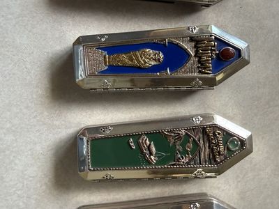 Franklin Mint Horror movie collection pocket knives
