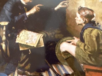 Norman Rockwell Collector Plate The Veteran