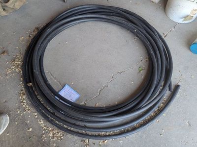 3/4" Black Interstate Plastic Hose - Large Coil