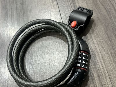 Master Lock Resettable Combination Cable Bike Lock with Frame Mount
