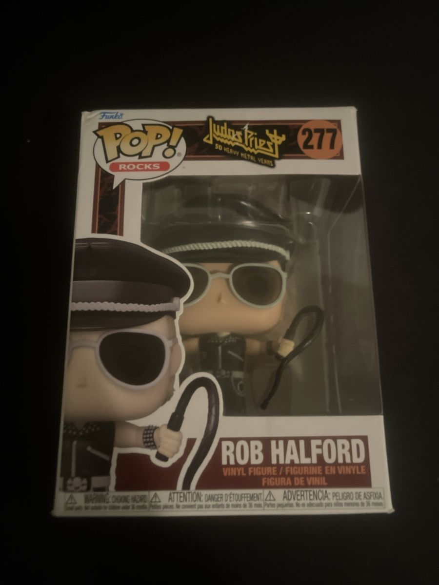 Funko Pop! Rocks 277 Rob Halford Judas Priest 50 Heavy Metal Years Vinyl Figure New in Box