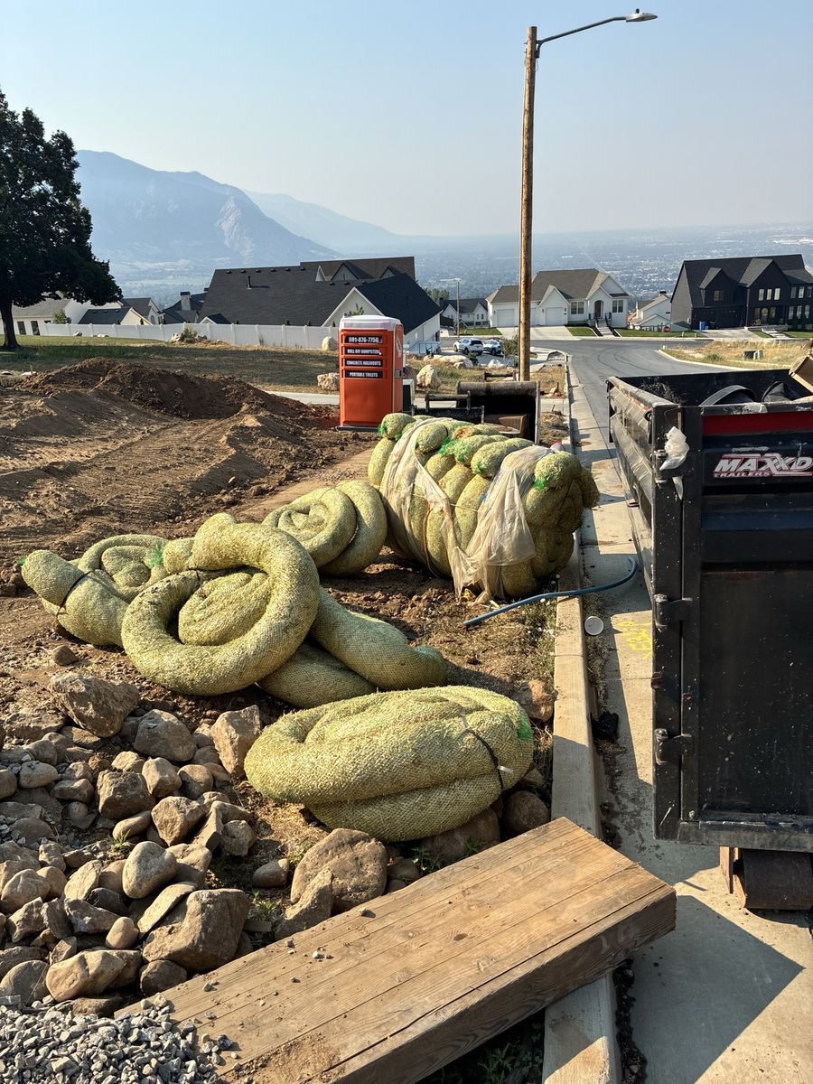 Erosion Control Straw Wattles / Straw Logs