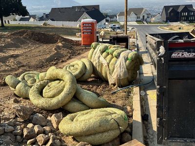 Erosion Control Straw Wattles / Straw Logs