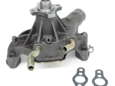 Water pump. Fits GM trucks, vans and SUVs with 4.3L V6, 5.0L V8, and 5.7L Valucraft CVC-9020
