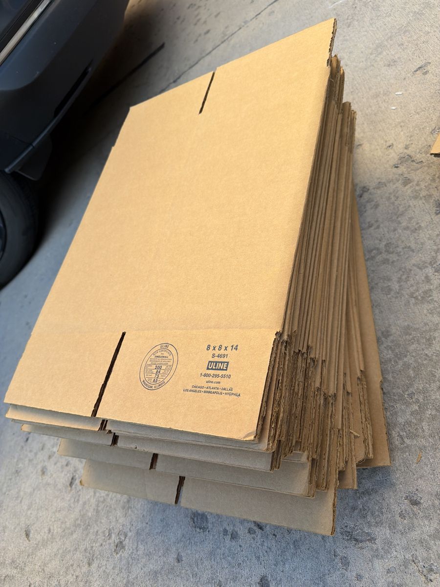 8x8x14” line boxes 30 new