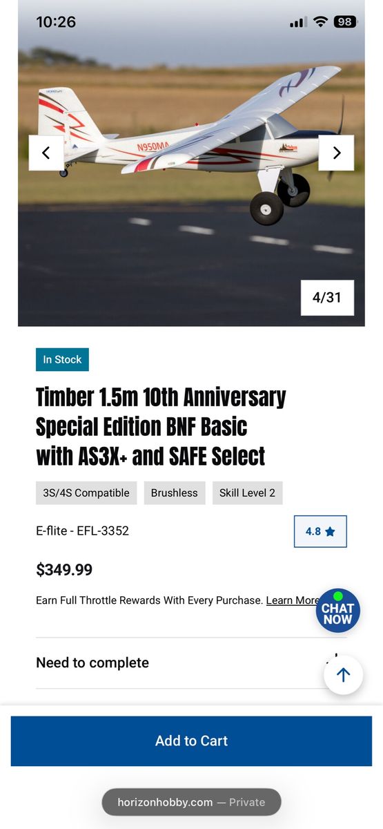 BNF 1.5M Timber X with Safe