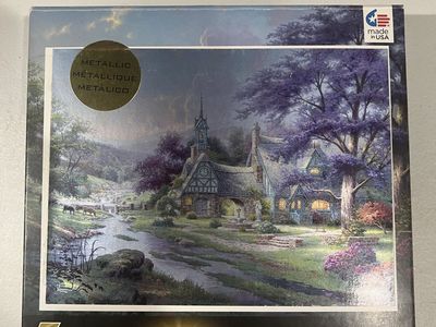 Ceaco Thomas Kinkade Metallic 750 Piece Jigsaw Puzzle 24x18