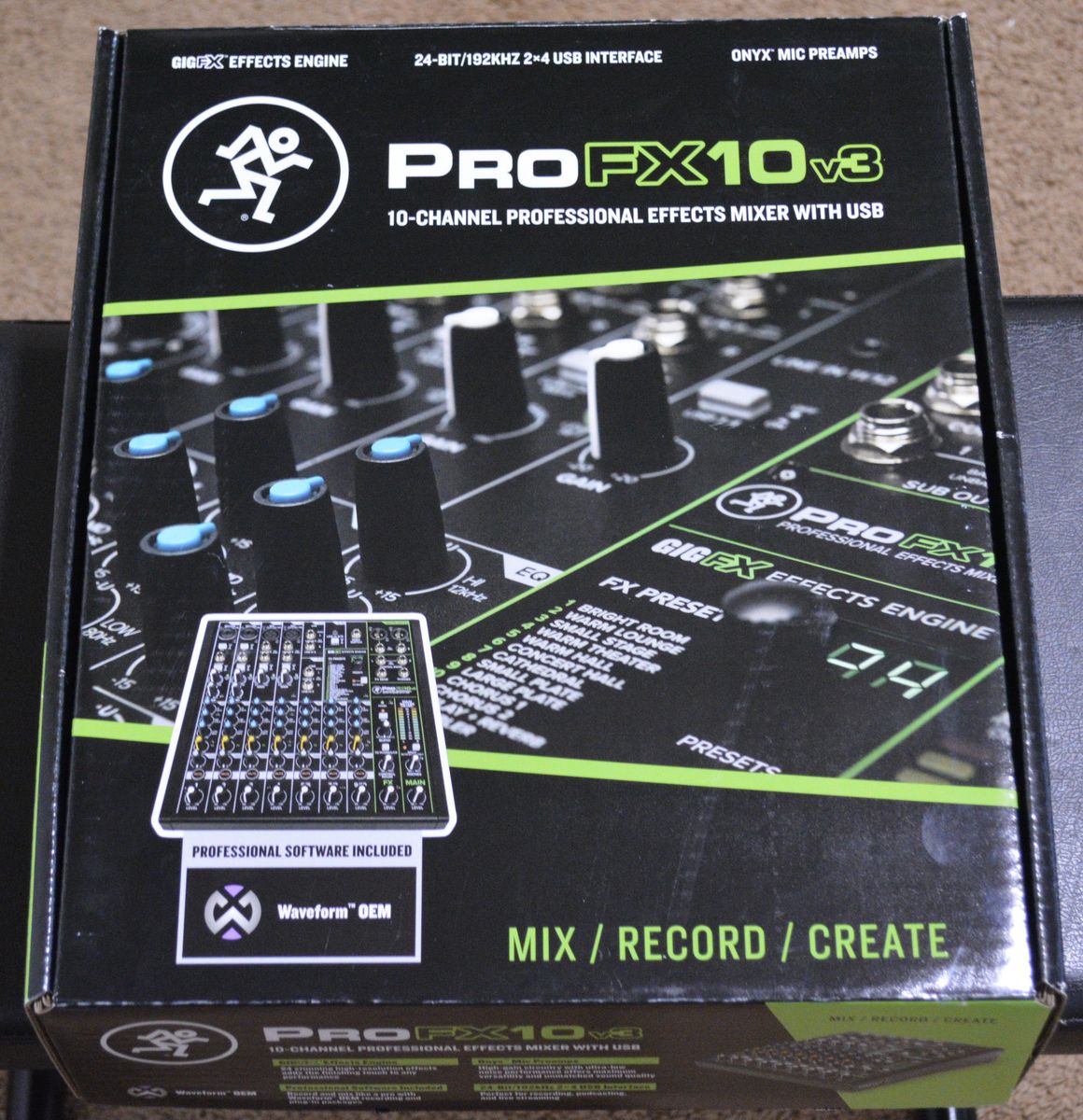 Mackie ProFX10v3 Mixer – Like New – $200 OBO