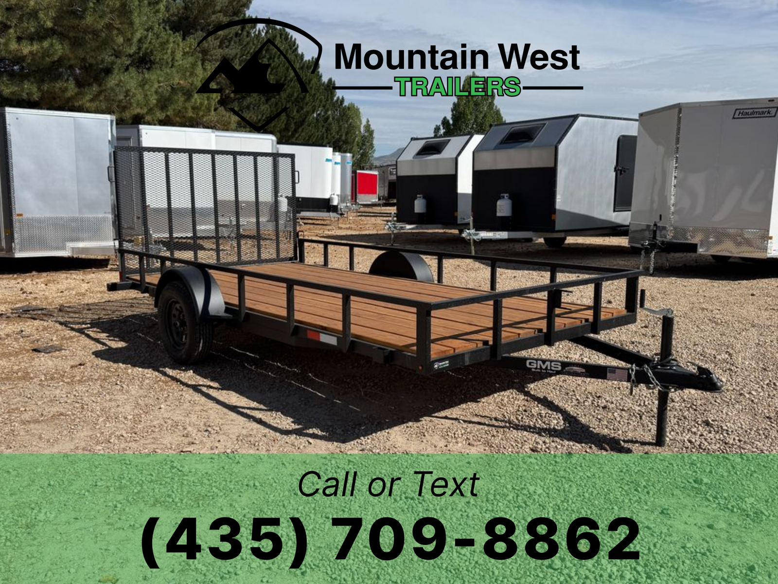 2026 Genco 7X14 Single Axle Utility Trailer