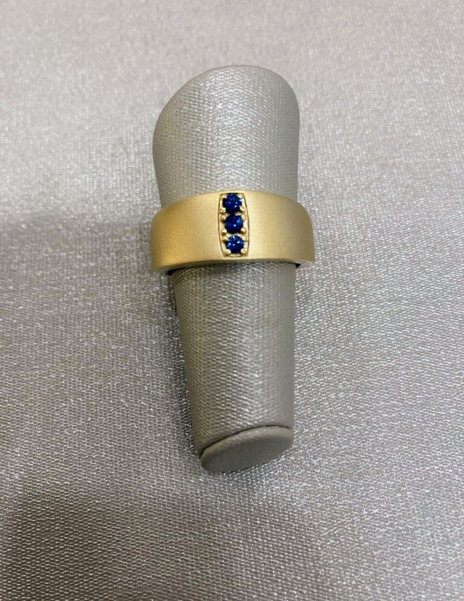 14 KY Gents Band w/Blue Sapphires