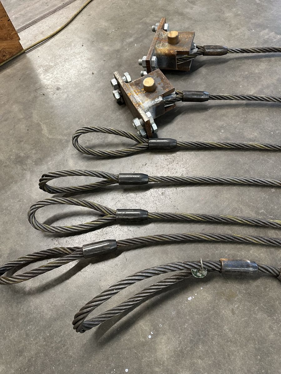 3/4” heavy duty cable slings