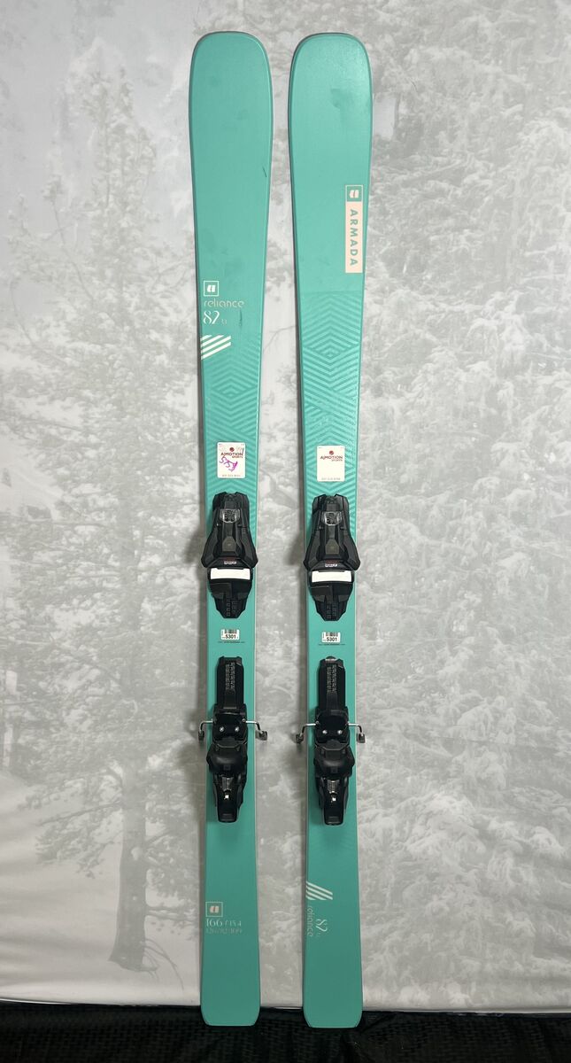 Lightly Used 2025 Armada Reliance 82 TI Skis 166cm w/ Aramda Strive 11 GW Binding