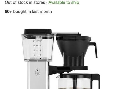 New Moccamaster Coffee Maker