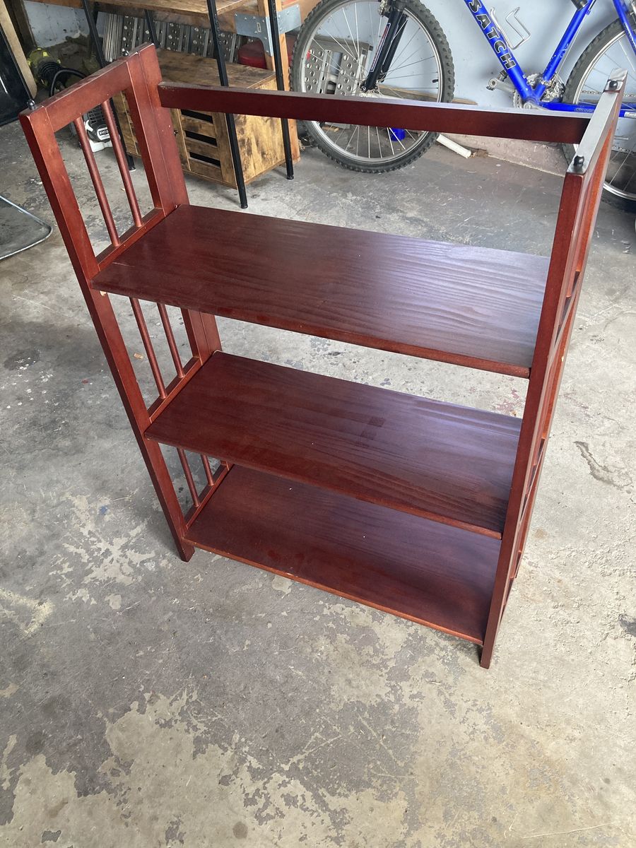 Folding Wood Shelf