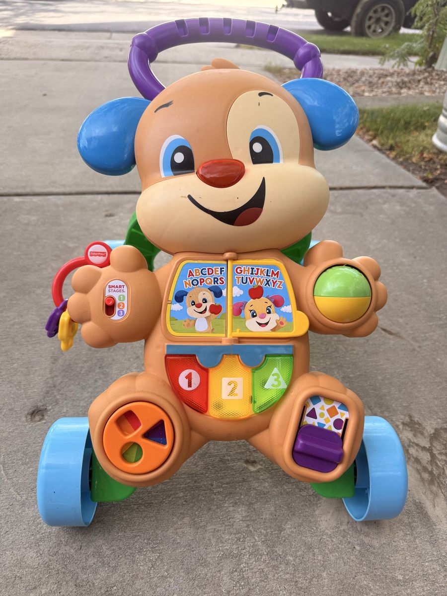 Fisher-Price Laugh & Learn Walk-in-Ride Puppy Walker