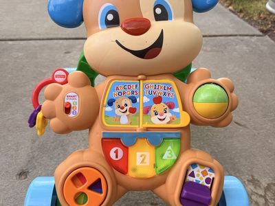 Fisher-Price Laugh & Learn Walk-in-Ride Puppy Walker