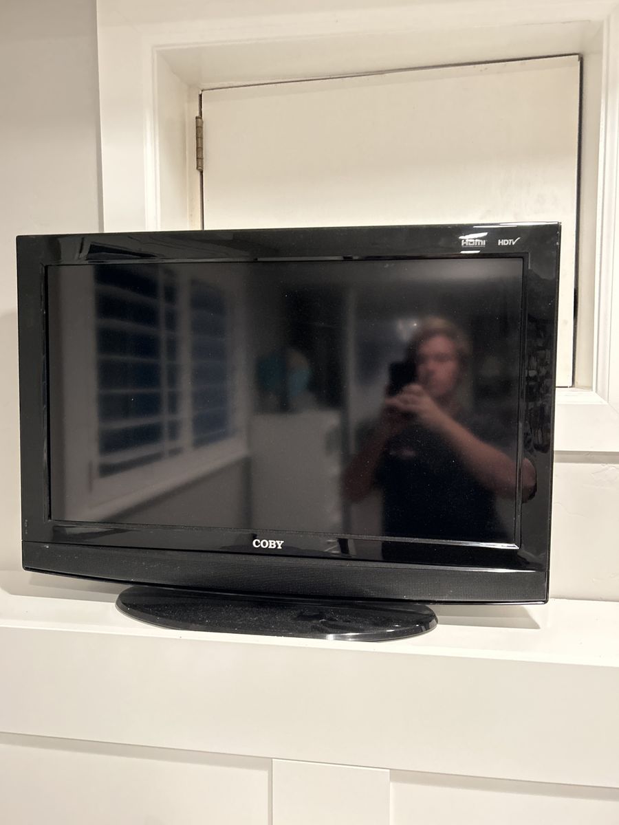 Coby HDMI HDTV Television - Black, Compact Display