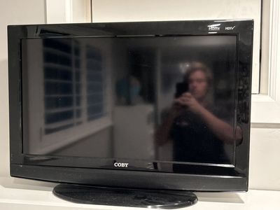 Coby HDMI HDTV Television - Black, Compact Display
