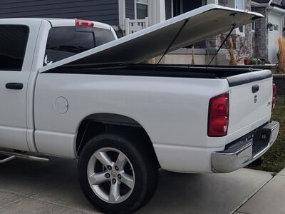 3rd generation Dodge Ram Tonneau Fiberglass truck bed cover.