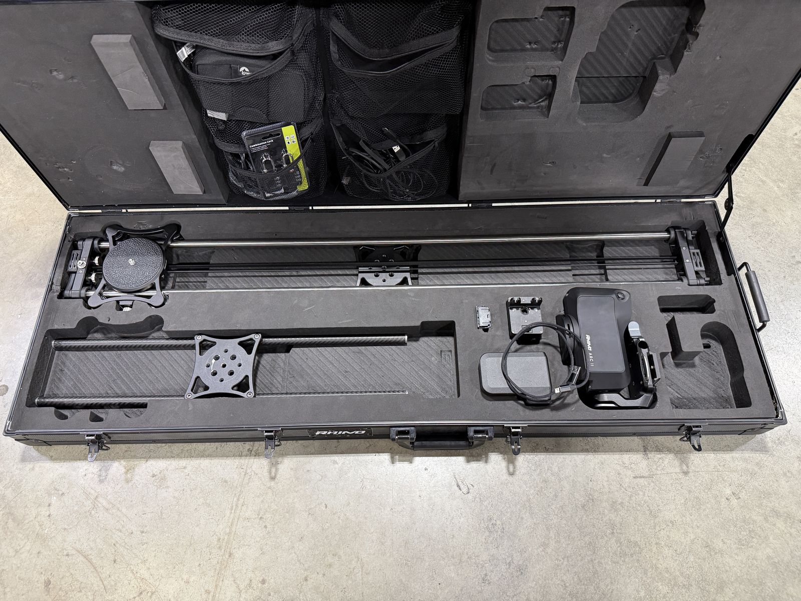 Rhino Slider + ARC II Motion Control – Motorized Camera Slider System