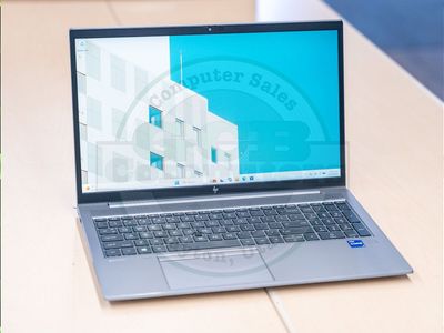 HP ZBook Firefly 15 G8 i7-1165G7 512GB SSD 16GB RAM 1080P Screen Windows 11 Laptop 15.6 Inch