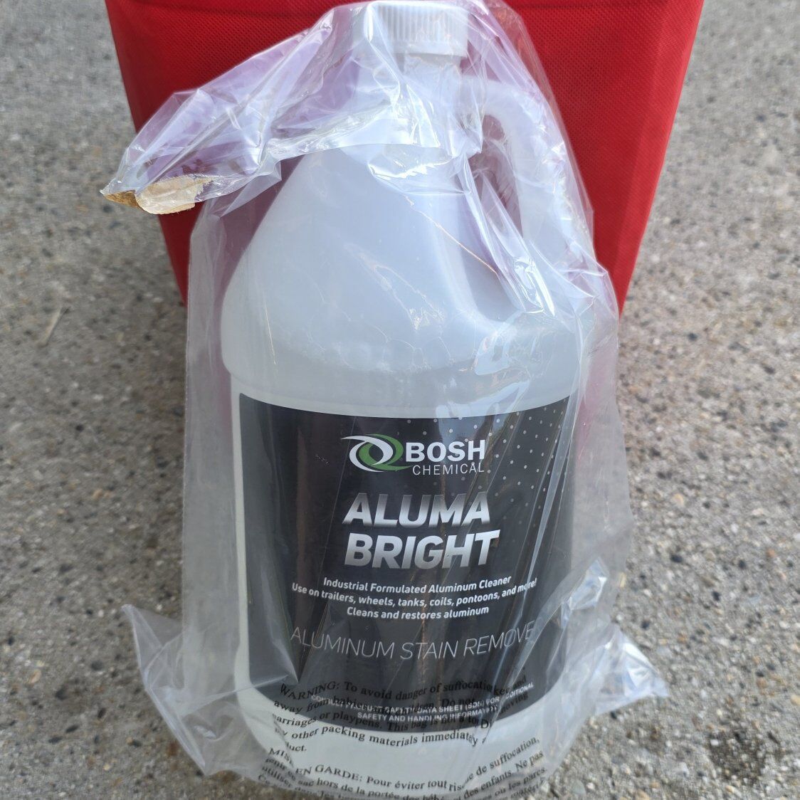 Bosh aluma bright aluminum stain remover