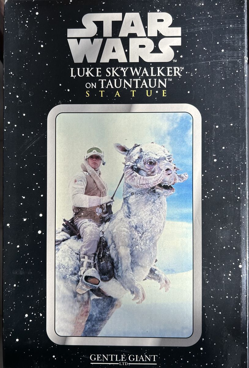 Gentle Giant Star Wars Luke Skywalker on Tauntaun Statue- Original Box