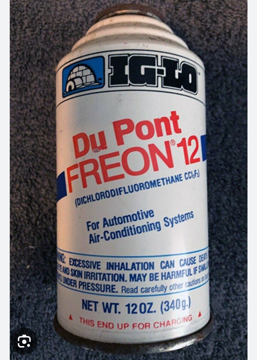 R12 AC refrigerant Freon cans