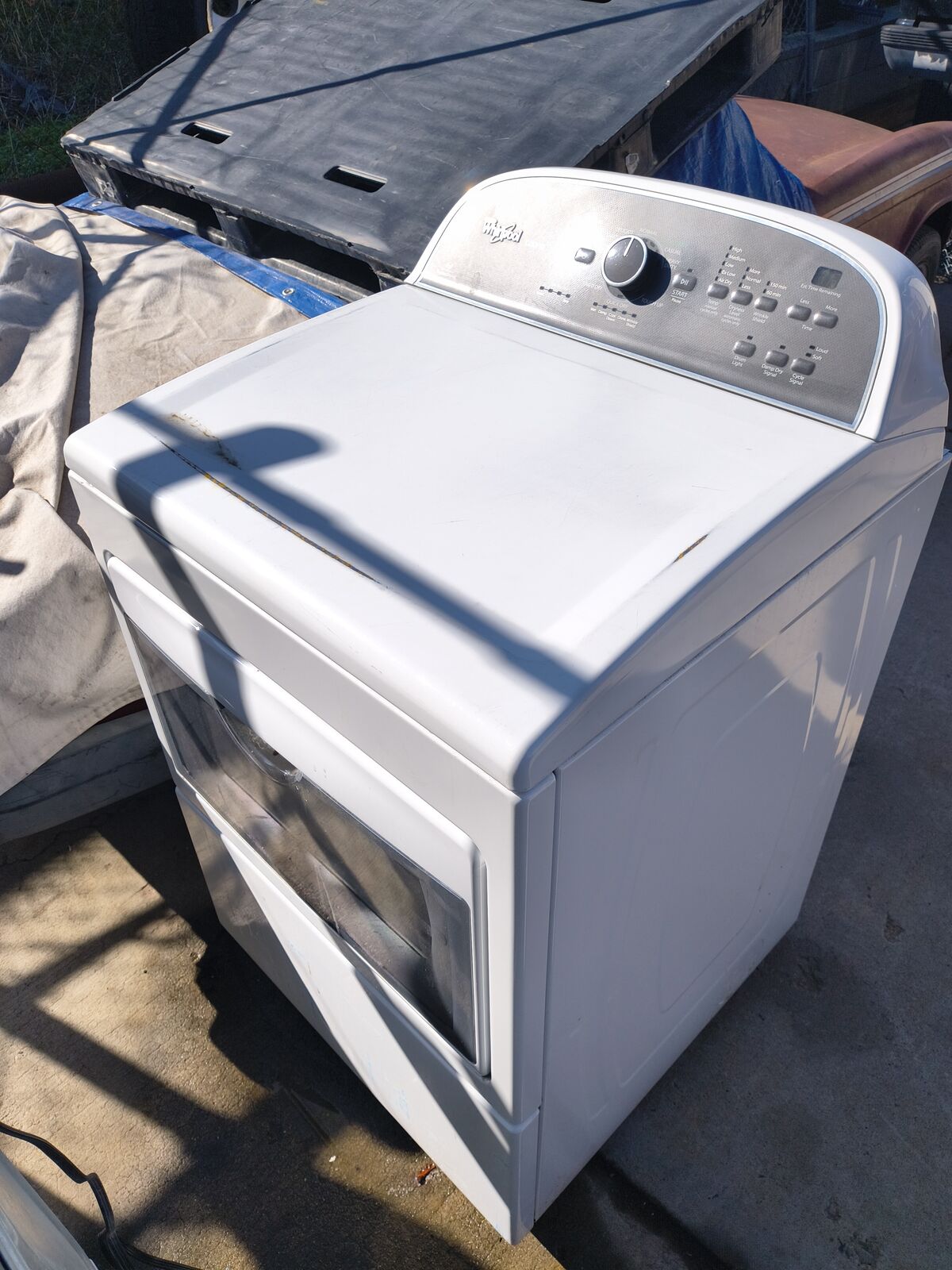 Whirlpool running Washer non running dryer obo