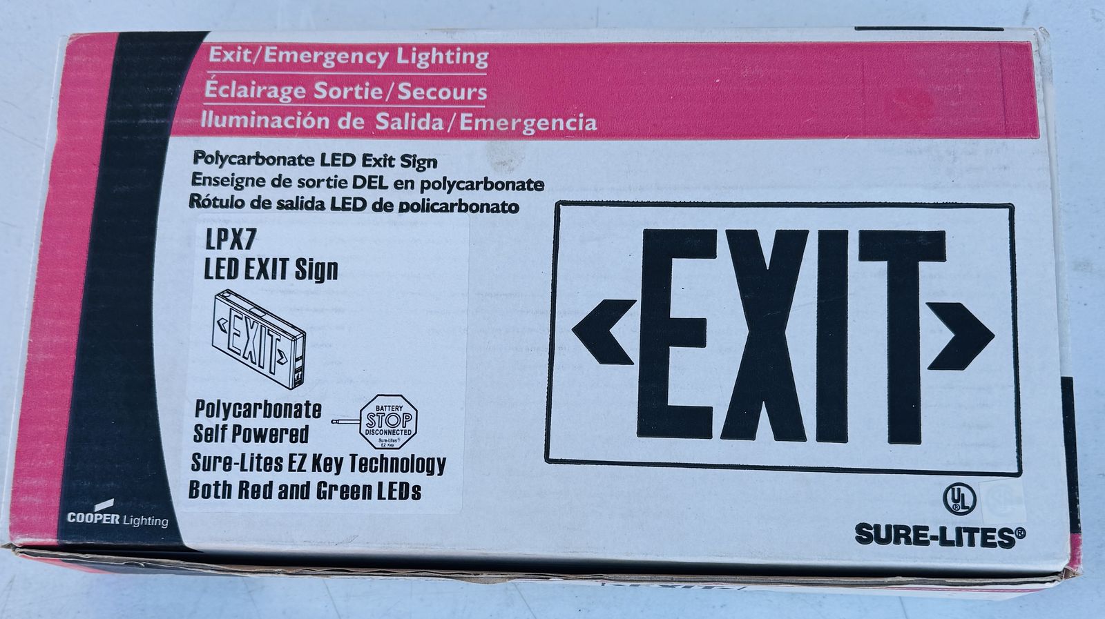 Sure-Lites LPX7 Universal Emergency Exit Light