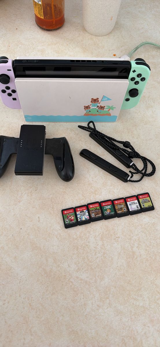Nintendo switch + games