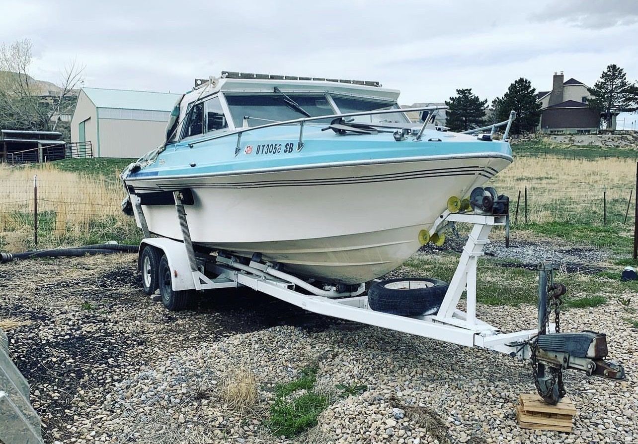 Fiberform boat and trailer