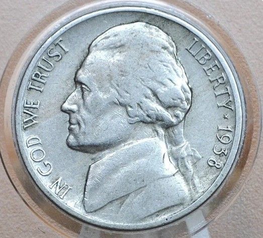 1938 S  Jefferson Nickel