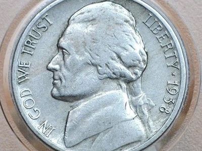 1938 S Jefferson Nickel