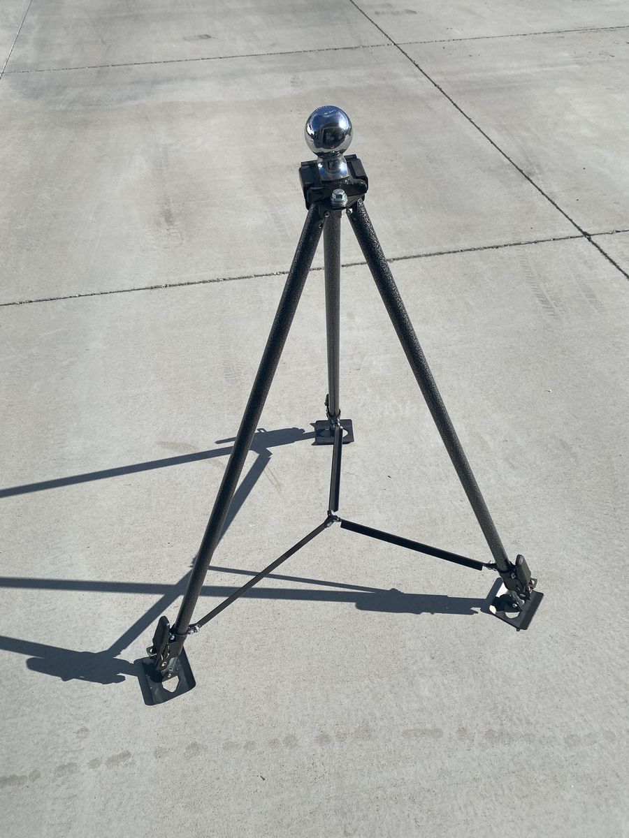 5th Wheel Tripod Stabilizer and Trailer Jack Blocks with Magnets