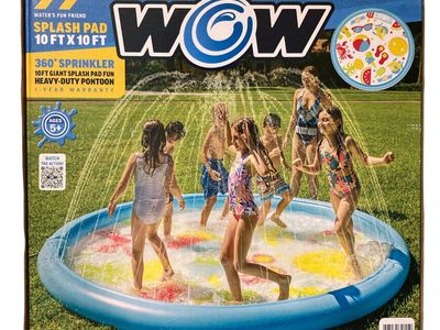 WOW Sports Giant Splash Pad With Sprinklers – 10 FT – Only $20!