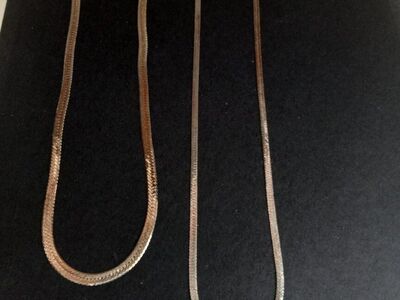 NEW .925 STERLING SILVER CHAINS